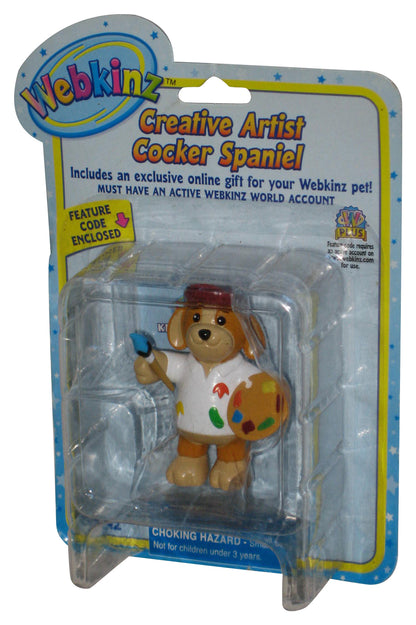Webkinz Creative Artist Cocker Spaniel Dog Ganz 2-Inch Christmas Mini Figure
