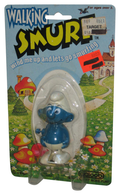 Smurfs Walking Wind-Up Galoob Smurf Toy Figure