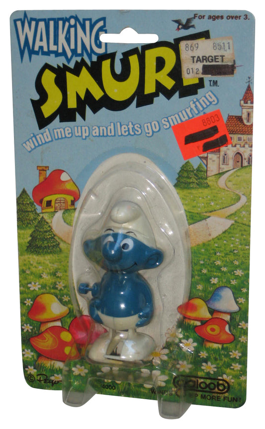 Smurfs Walking Wind-Up Galoob Smurf Toy Figure