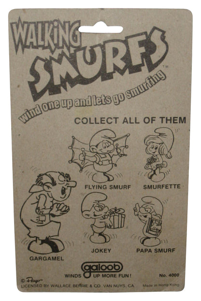 Smurfs Walking Wind-Up Galoob Smurf Toy Figure