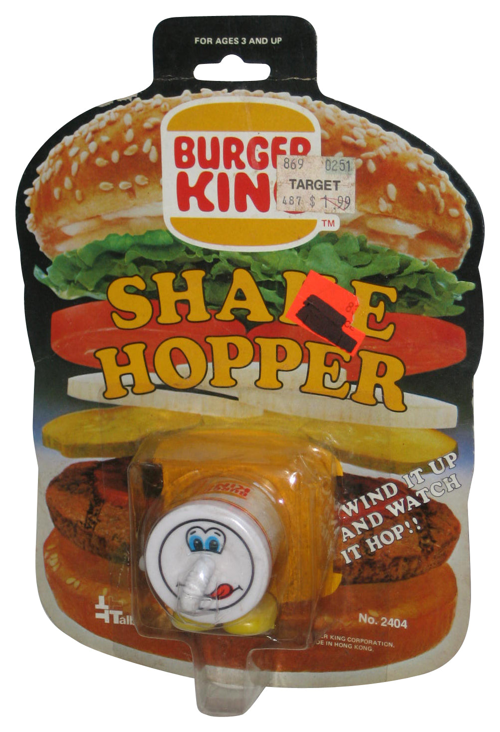 Burger King Shape Hopper Talbot Toys (1983) Mini Figure 2404