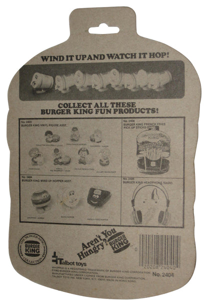 Burger King Shape Hopper Talbot Toys (1983) Mini Figure 2404