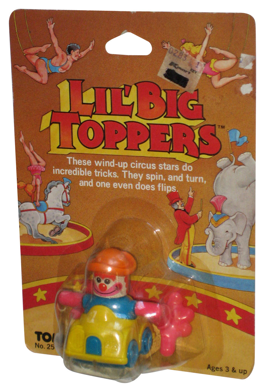 Lil' Big Toppers Circus Tomy (1982) Wind-Up Toy Figure 2563