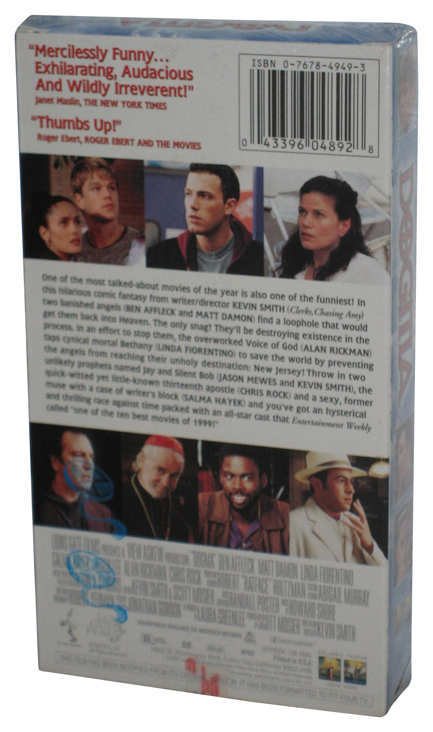 Dogma (2000) VHS Tape
