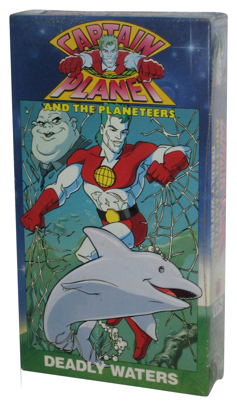 Captain Planet And The Planeteers Deadly Waters (1990) VHS Tape