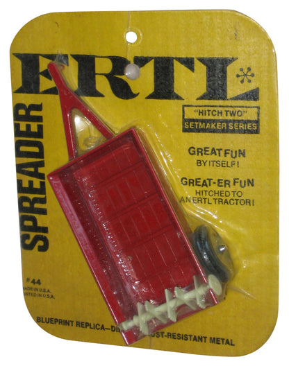 Ertl Spreader Blueprint Replica Die-Cast Hitch Two Setmaker Red Toy #44