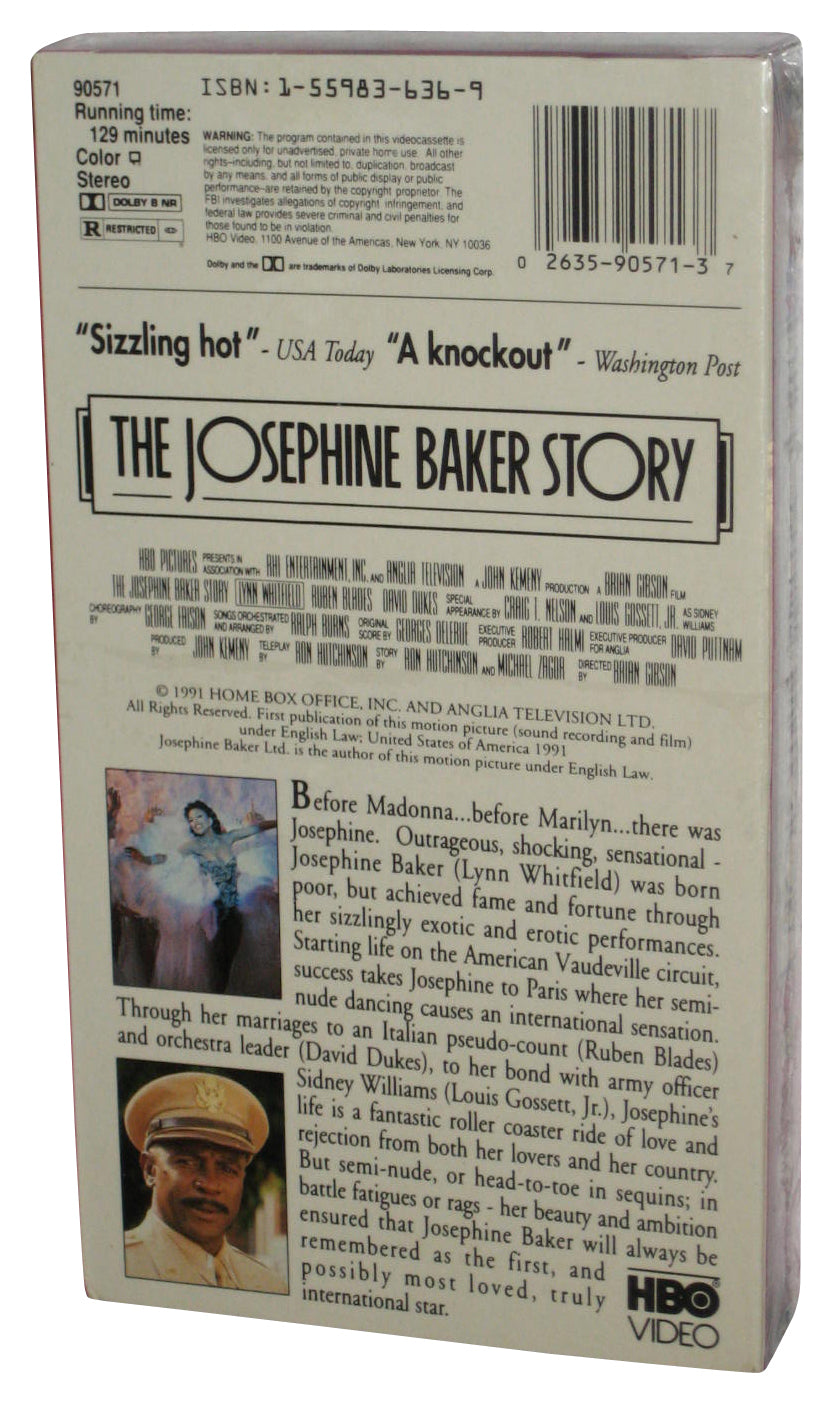The Josephine Baker Story (1991) VHS Tape