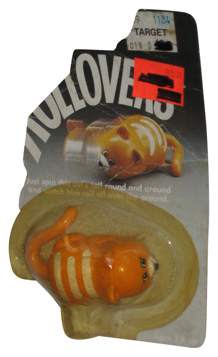 Rollovers Vintage Tomy 1981 Orange Wind Up Toy Cat Figure - (Damaged Packaging)