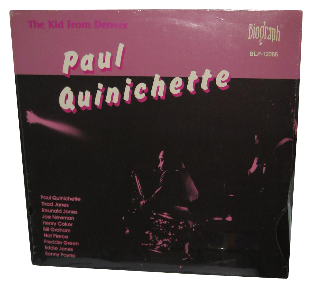 Paul Quinichette The Kid From Denver (1980) Music LP Vinyl Record