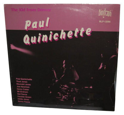 Paul Quinichette The Kid From Denver (1980) Music LP Vinyl Record