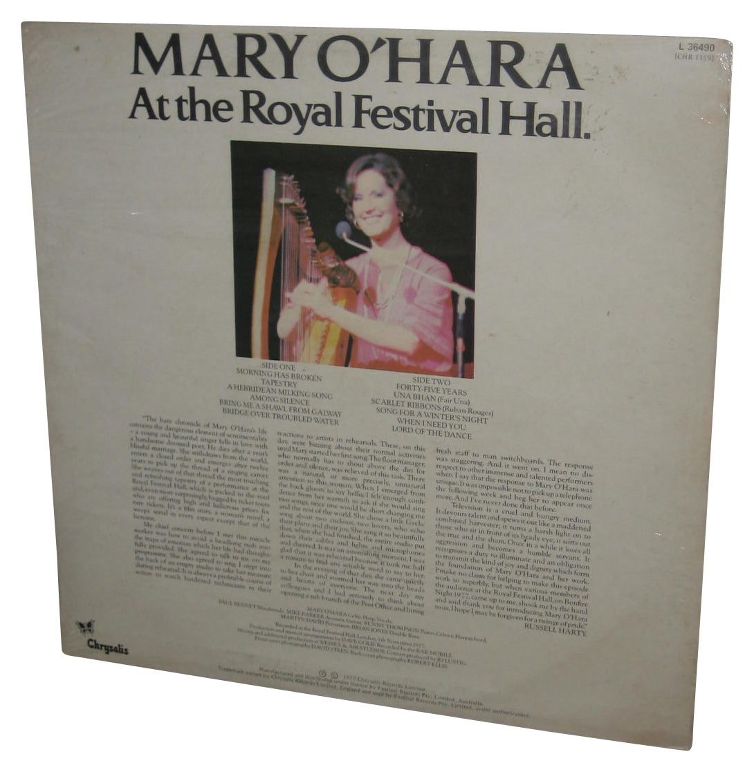 Mary O'Hara At The Royal Festival Hall (1977) Music LP Vinyl Record