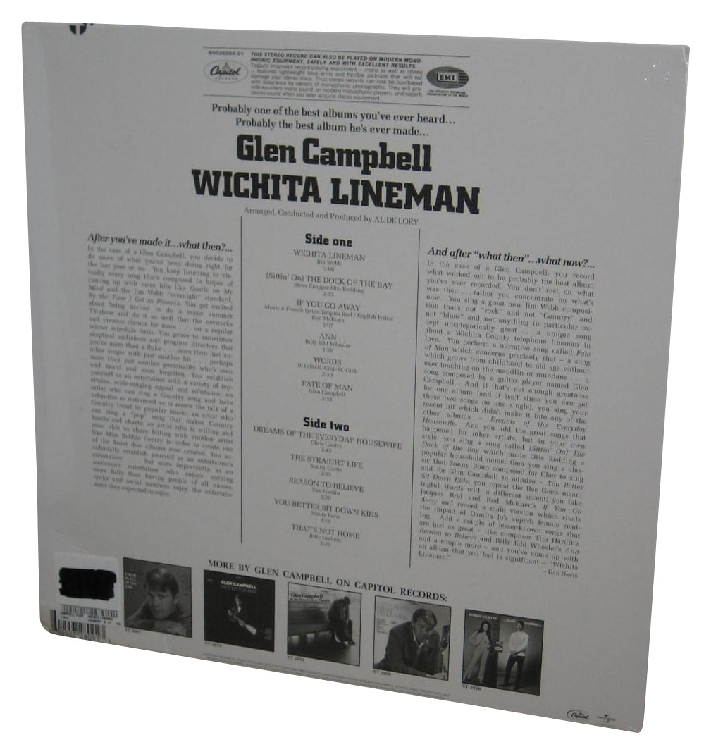 Glen Campbell Wichita Lineman (2017) Music LP Vinyl Record