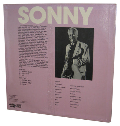 Sonny Stitt Bubba Sessions Eddie Lockjaw (1983) Music LP Vinyl Record
