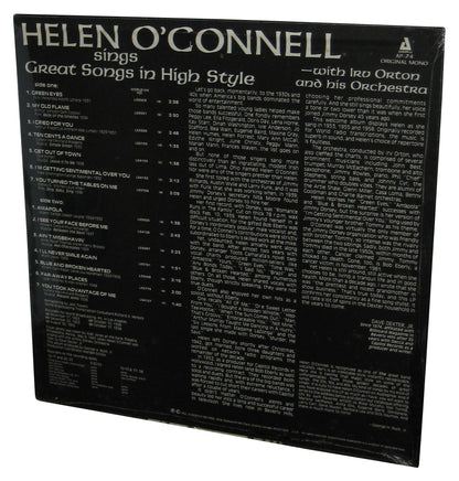 Helen O'Connell Sings Great Songs In High Style (1985) Music LP Vinyl Record
