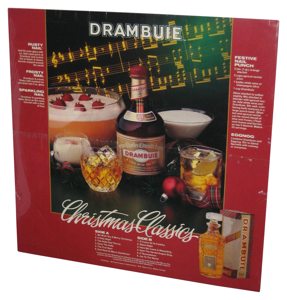 Drambuie Christmas Classics Music LP Vinyl Record