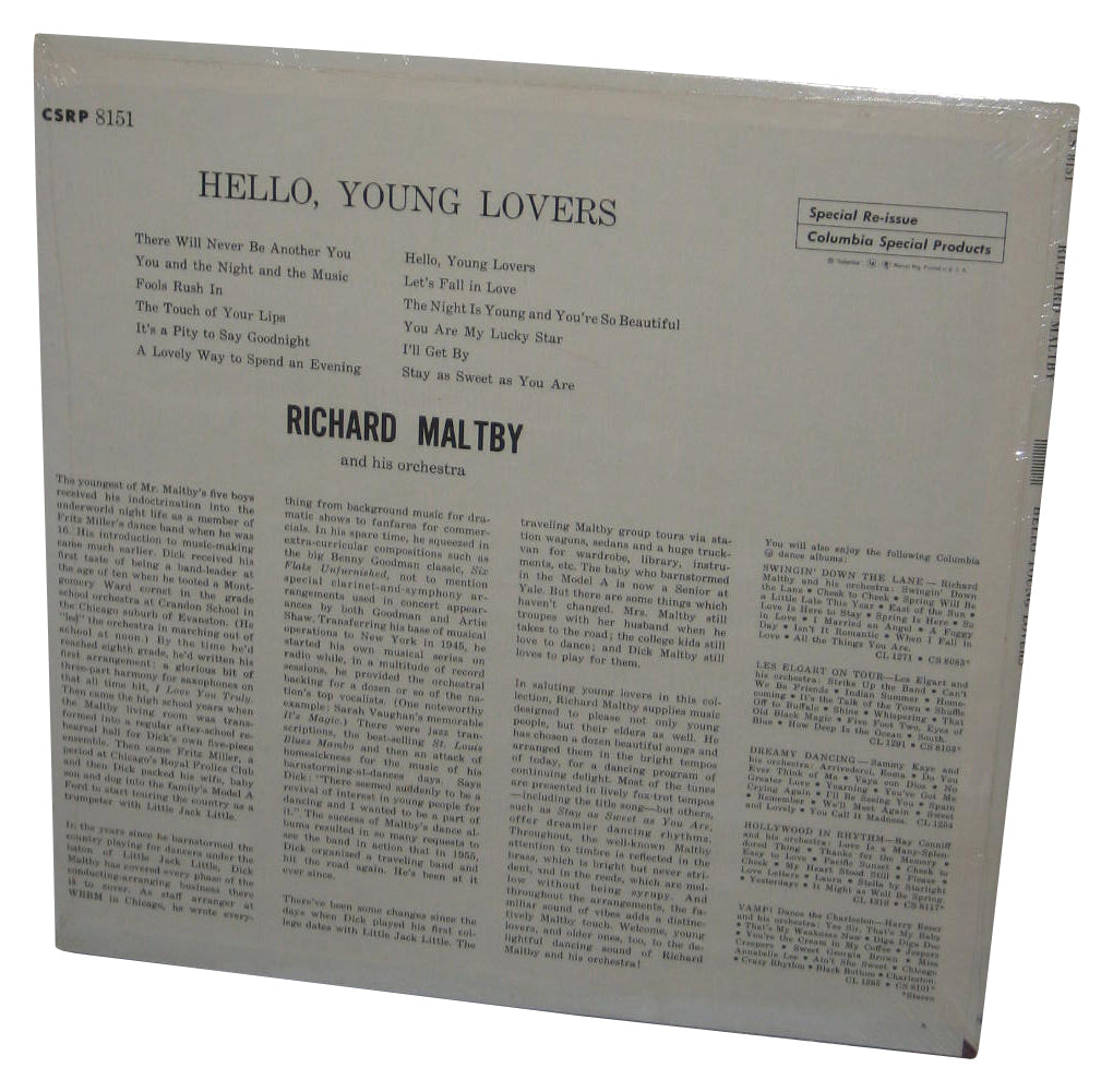 Richard Maltby & His Orchestra Hello Young Lovers Music LP Vinyl Record