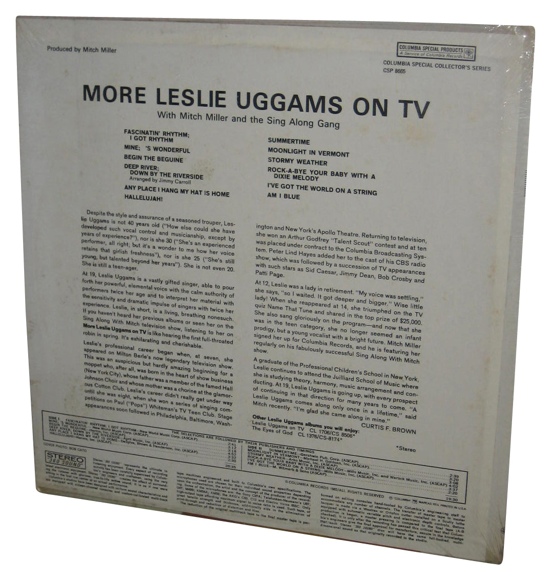 More Leslie Uggams On TV Columbia Music LP Vinyl Record CS 8665