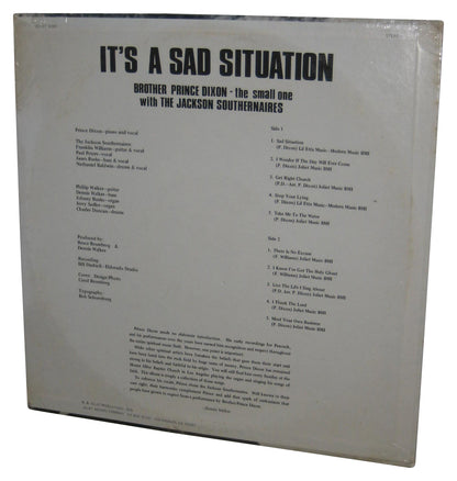 Prince Dixon With The Jackson Southernaires It's A Sad Situation LP Vinyl Record
