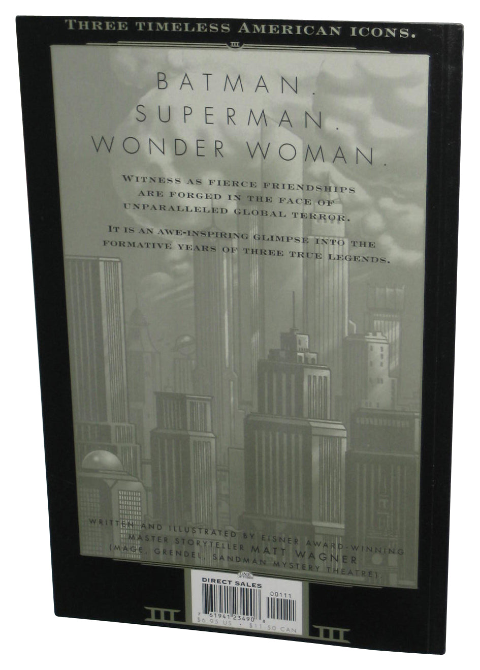 DC Comics Superman Batman Wonder Woman Trinity (2003) Paperback Book - (Matt Wagner)