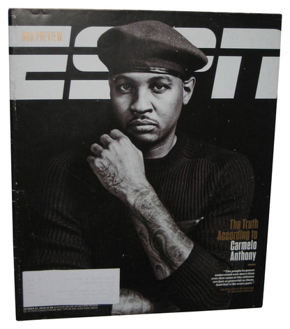 ESPN NBA Preview October 31 2016 Magazine Book - (Carmelo Anthony Cover)