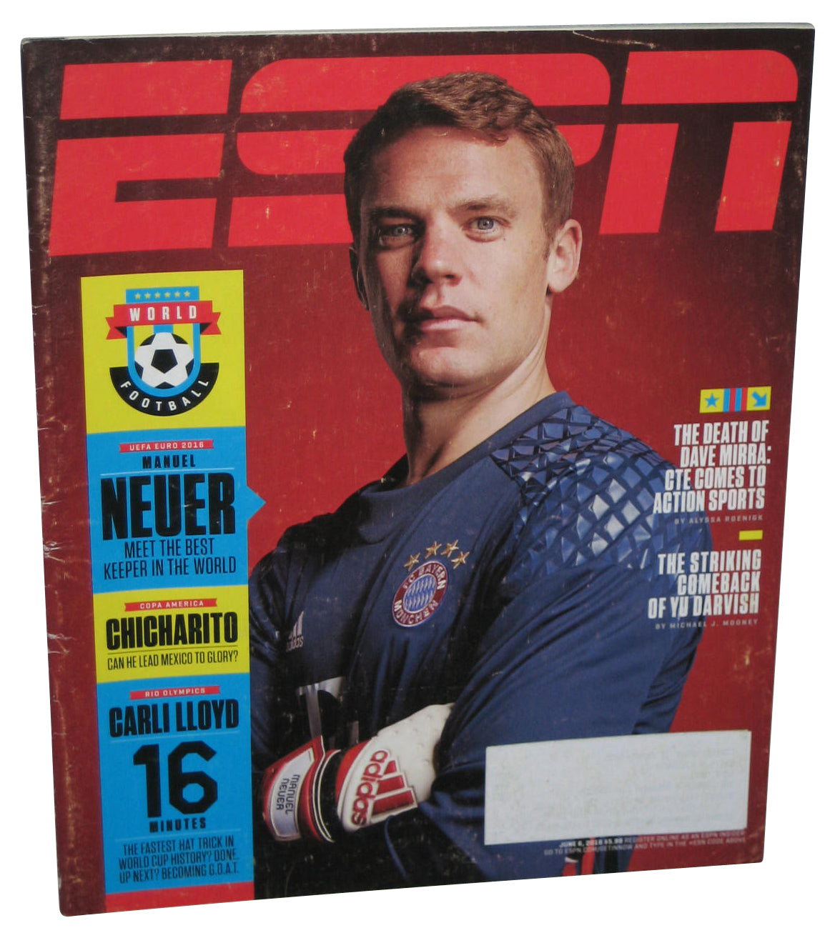 ESPN June 6 2016 Magazine Book - (Manual Neuer Cover)