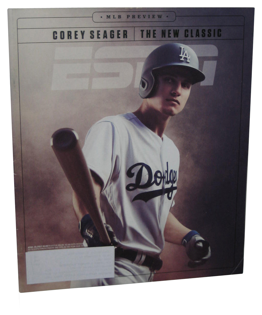 ESPN April 10 2017 MLB Preview Magazine Book - (Corey Seager Cover)