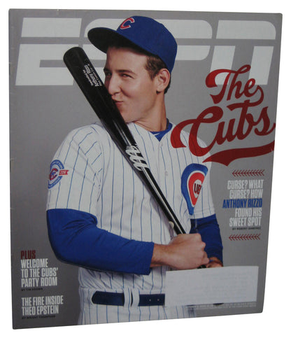 ESPN October 3 2016 Magazine Book - (The Cubs Anthony Rizzo Cover)