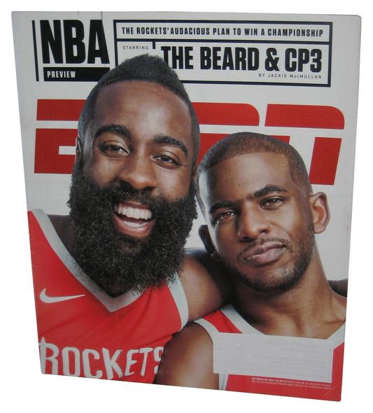 ESPN October 30 2017 NBA Preview Magazine Book - (The Bear & CP3 Cover)