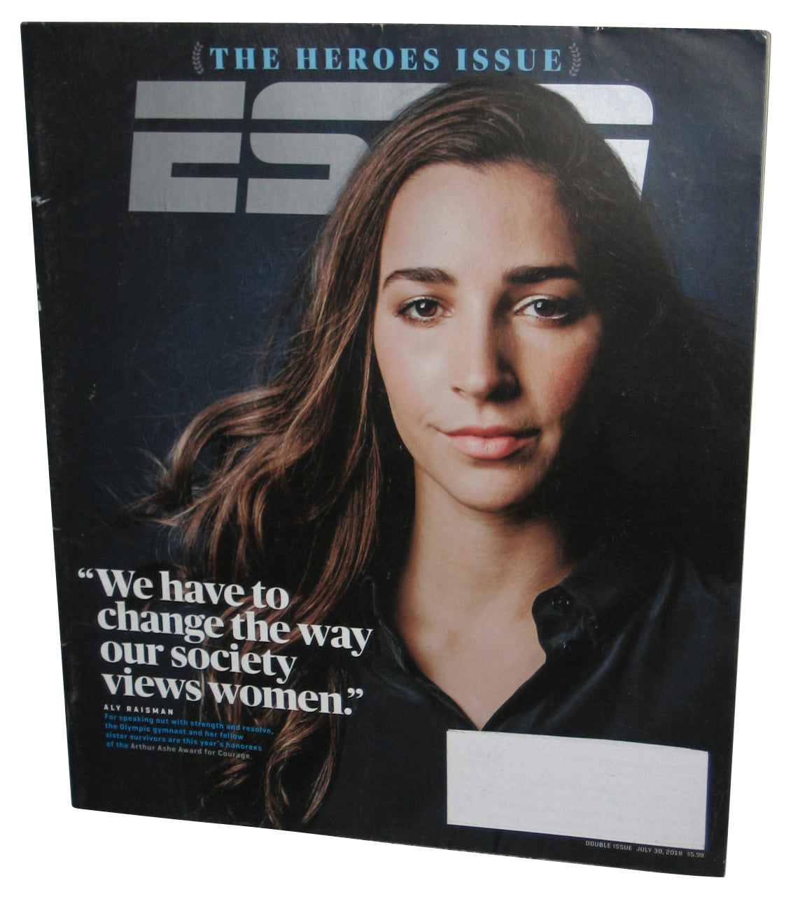ESPN Double Issue July 30 2018 Magazine Book - (Aly Raisman Cover)
