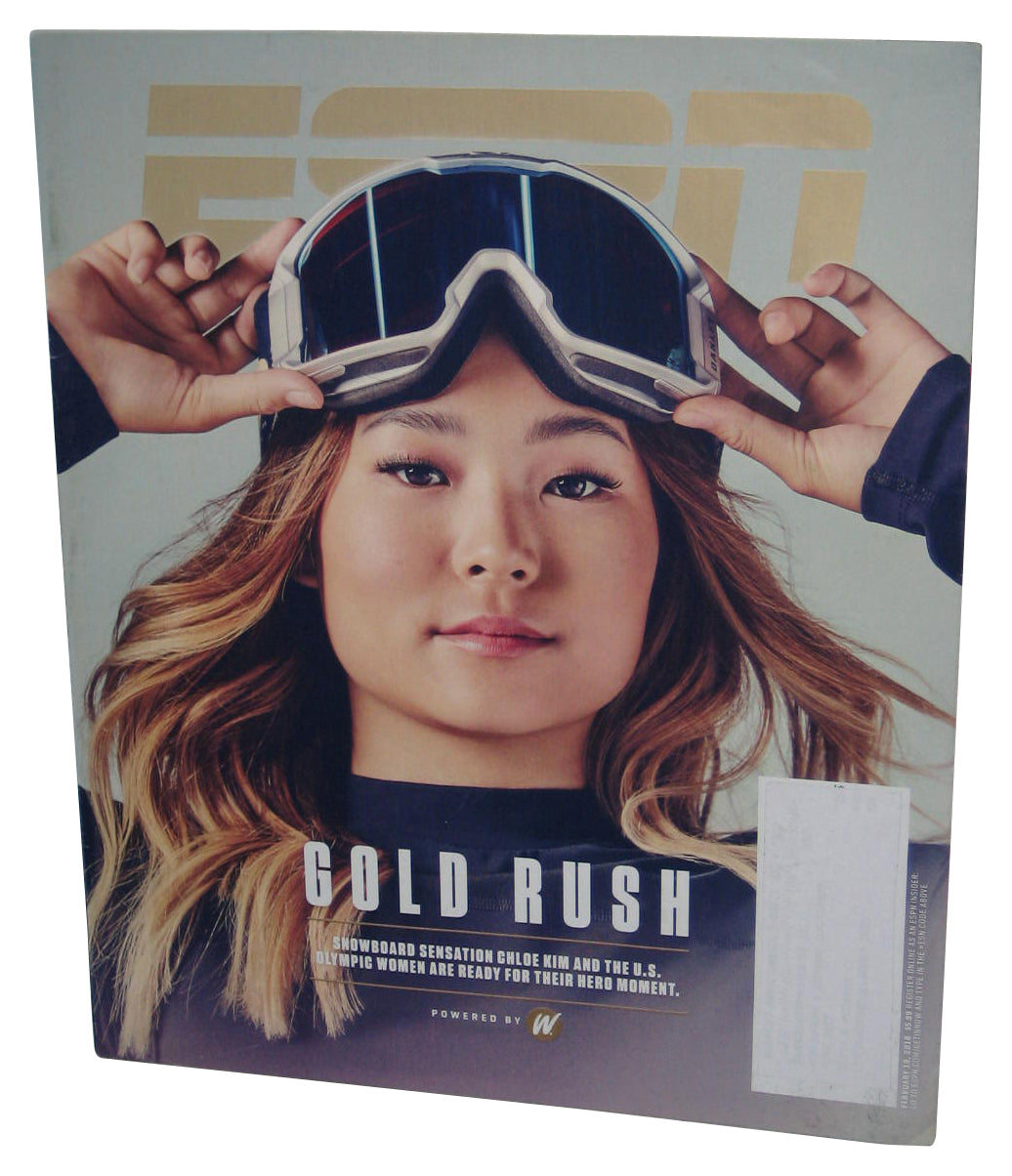 ESPN February 19 2018 Magazine Book - (Gold Rush Snowboard Cover)