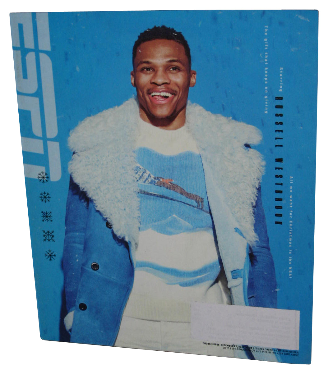 ESPN Double Issue December 25 2017 Magazine Book - (Russell Westbrook Cover)