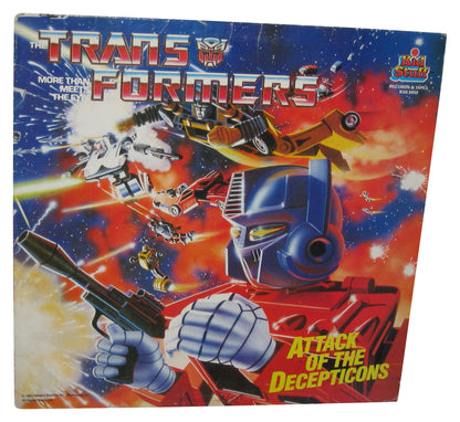 Transformers Attack of The Decepticons (1985) Kid Stuff LP Vinyl Record