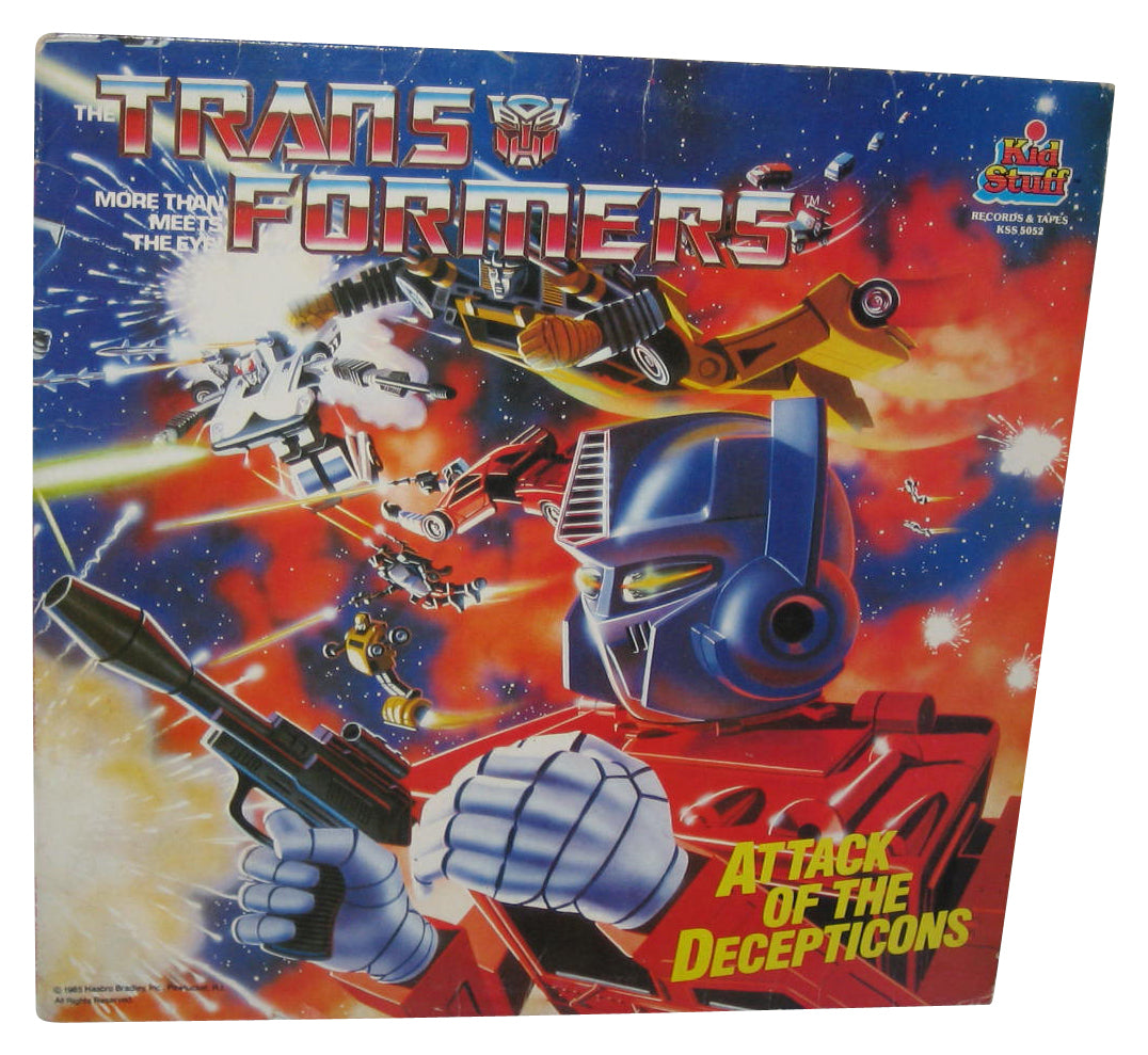 Transformers Attack of The Decepticons (1985) Kid Stuff LP Vinyl Record