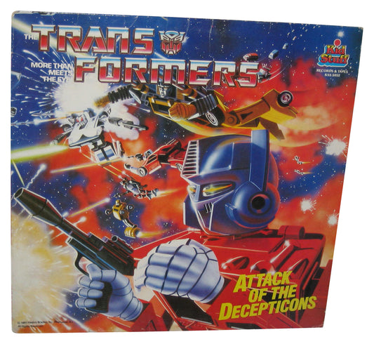 Transformers Attack of The Decepticons (1985) Kid Stuff LP Vinyl Record