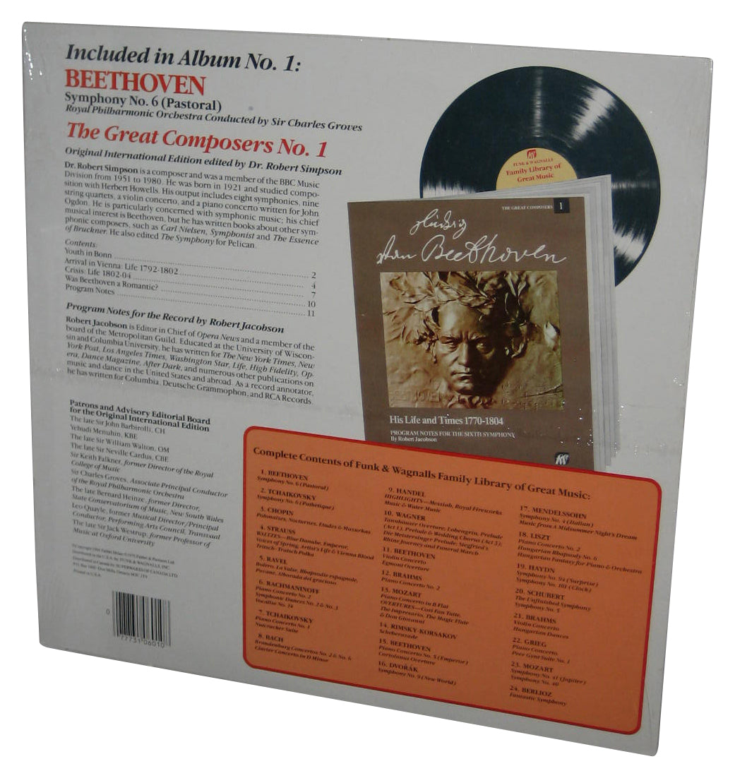 Beethoven Symphony No. 6 Pastoral Funk & Wagnalls Music LP Vinyl Record