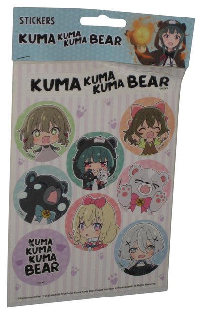 Kuma Kuma Kuma Bear Characters Die-Cut Anime Sticker Sheet GE-452025