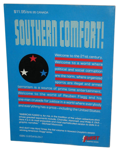 American Flag Southern Comfort (1987) First Graphic Novel Paperback Book
