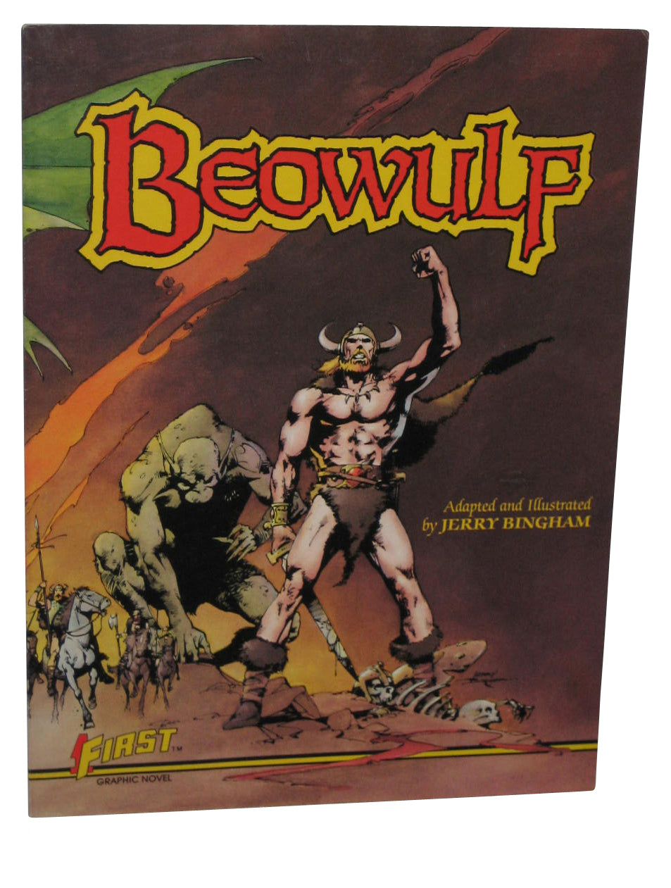 Beowulf (1987) First Graphic Novel Paperback Book - (Jerry Bingham)