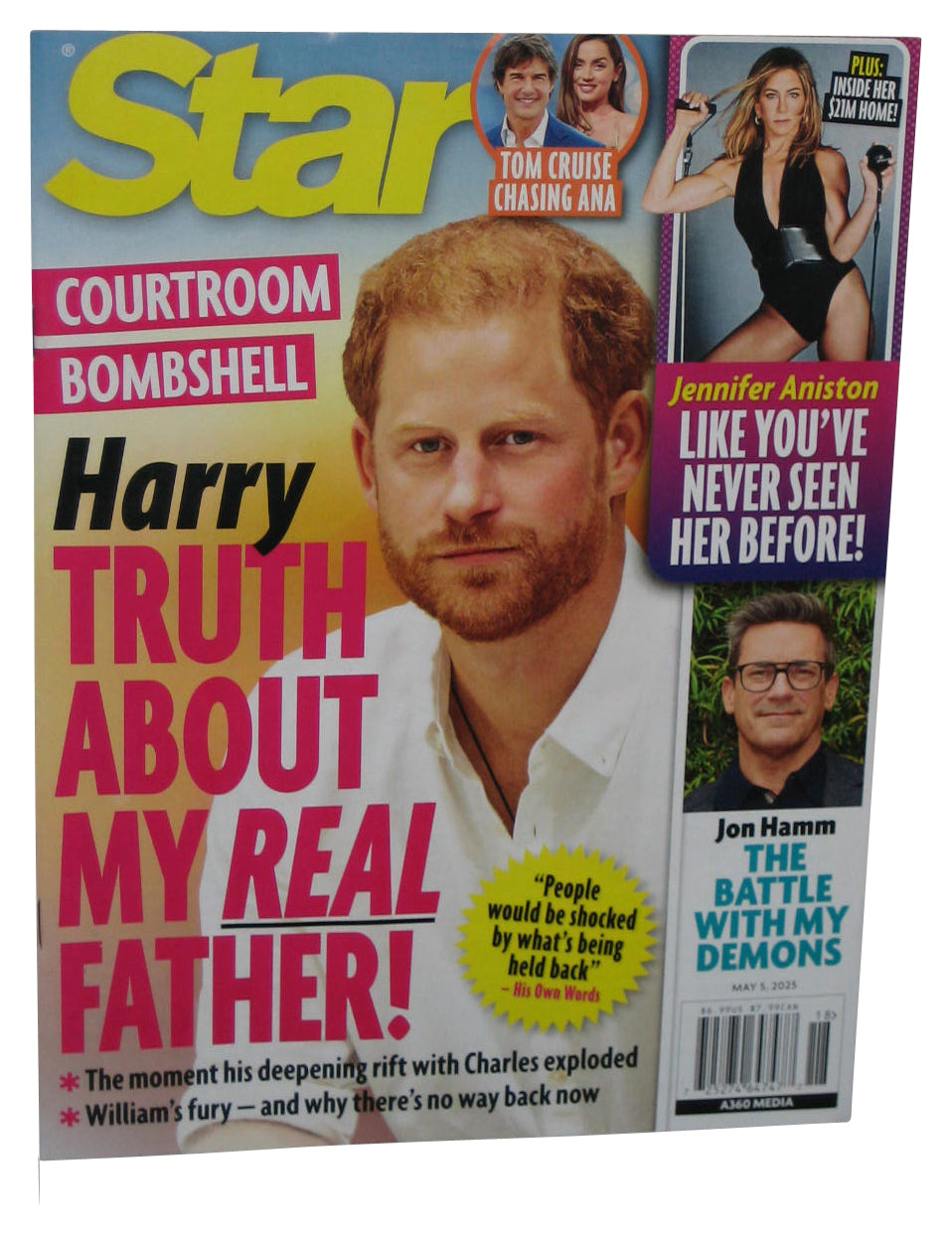 Star Weekly May 5 2025 Magazine Book - (Courtroom Bombshell Harry Truth About My Real Father Cover)