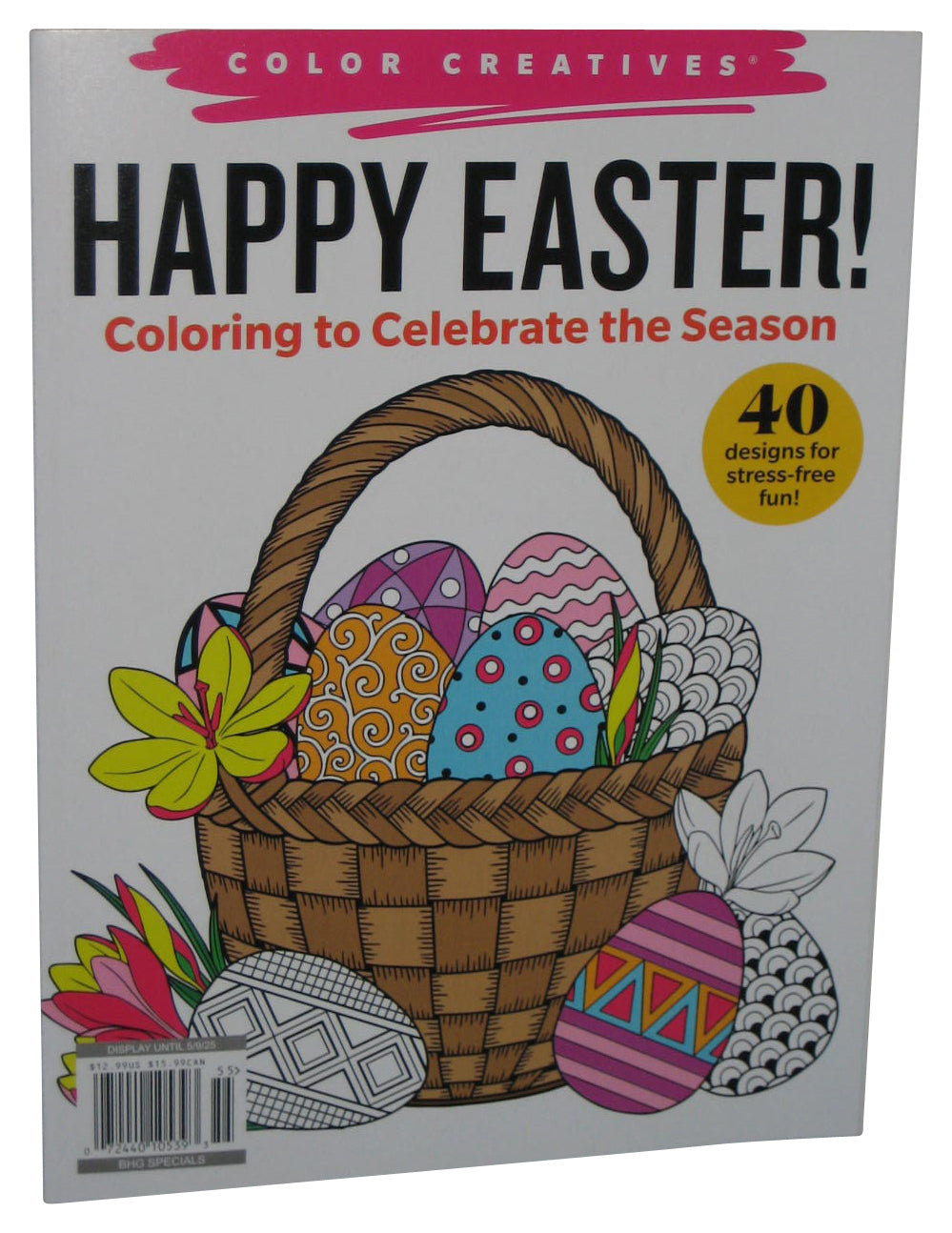 Color Creatives Happy Easter Coloring To Celebrate The Season Magazine Book 