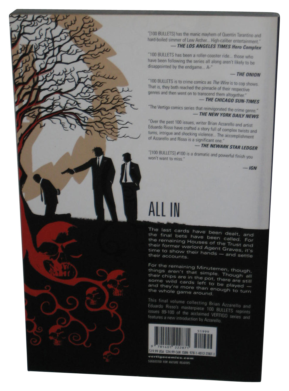 100 Bullets Vol. 13 Wilt (2009) Vertigo Paperback Book