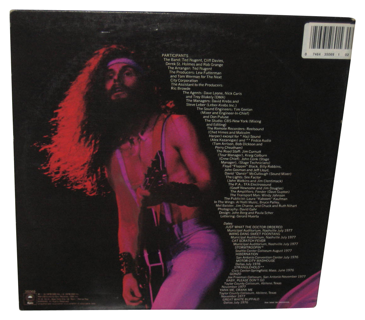 Ted Nugent Double Live Gonzo (1978) Double LP Vinyl Record