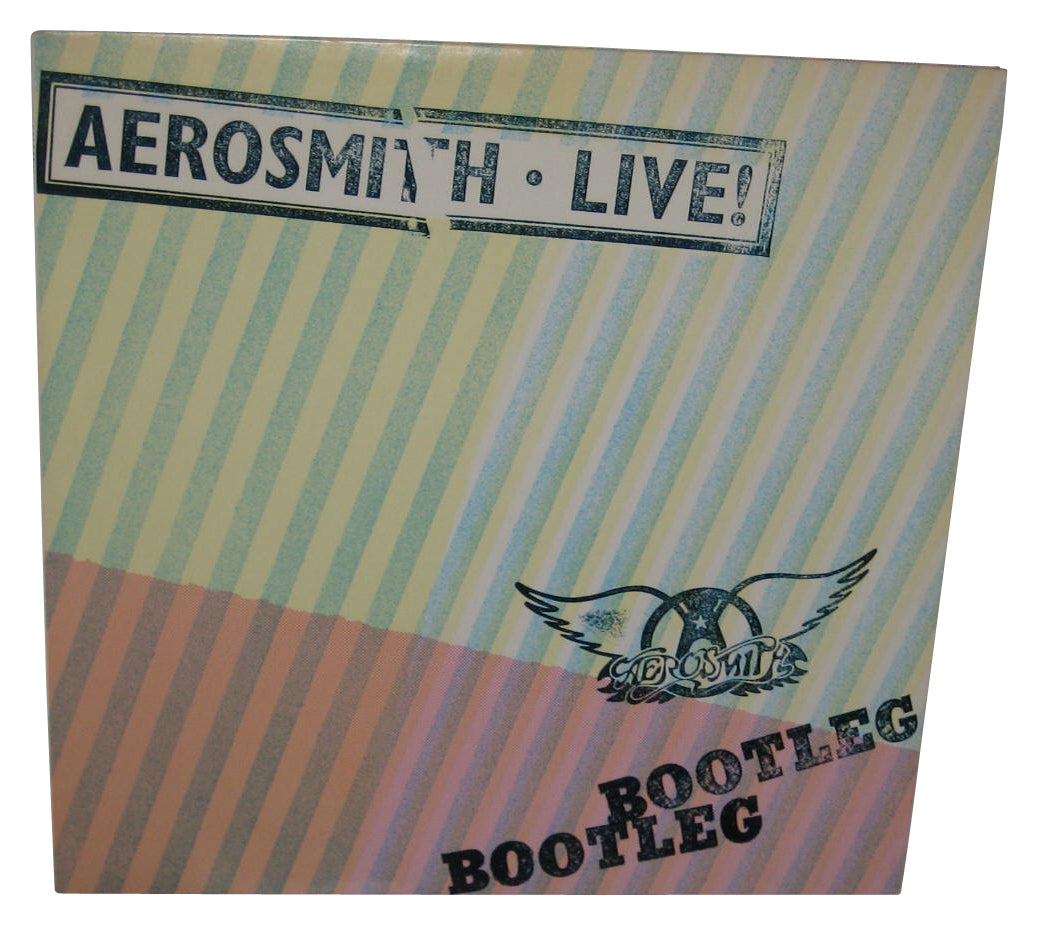 Aerosmith Live! Bootleg (1978) CBS Double LP Vinyl Record