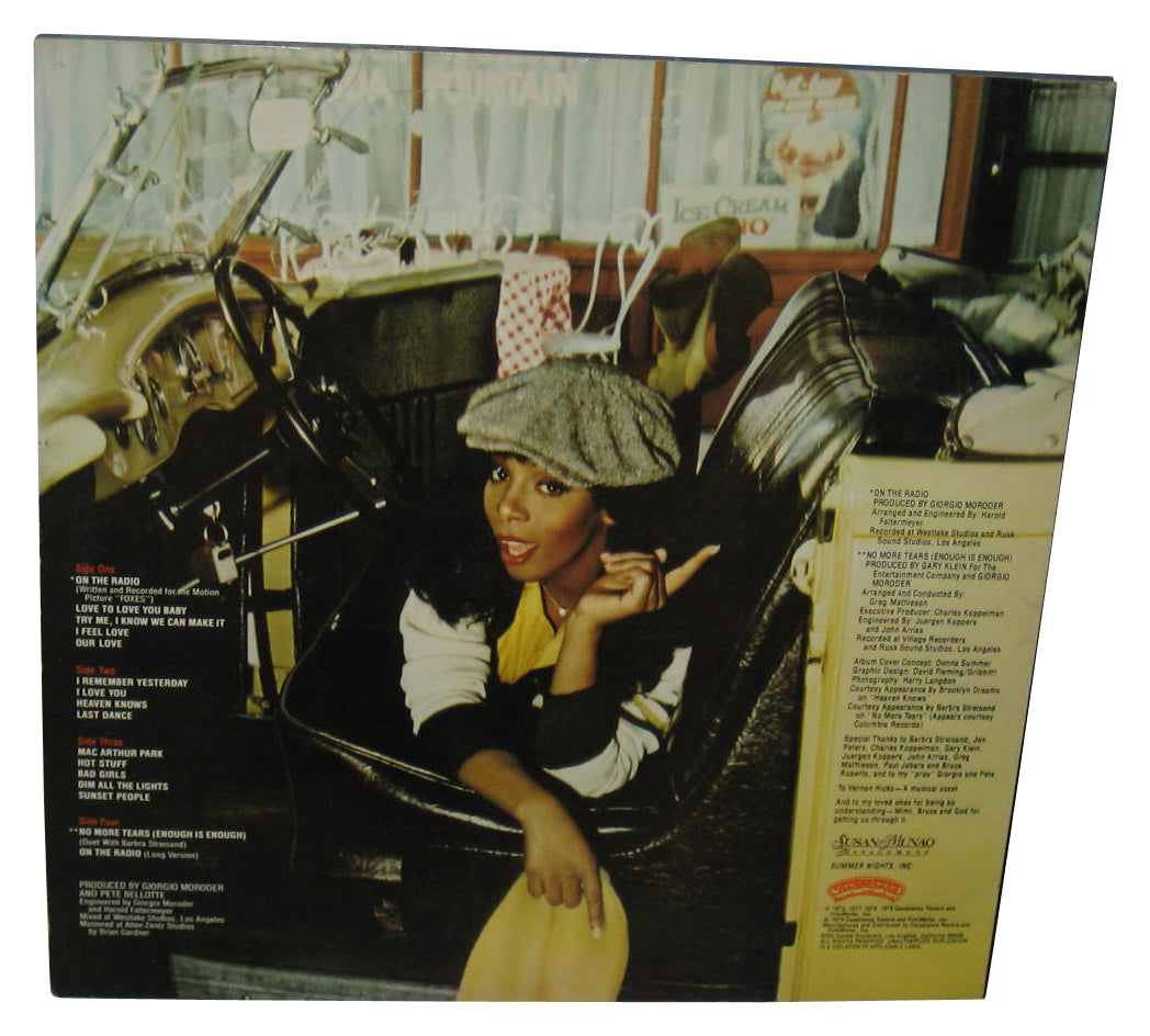 Donna Summer On The Radio Greatest Hits Vol. I & II (1978) Double LP Vinyl Record w/ Poster