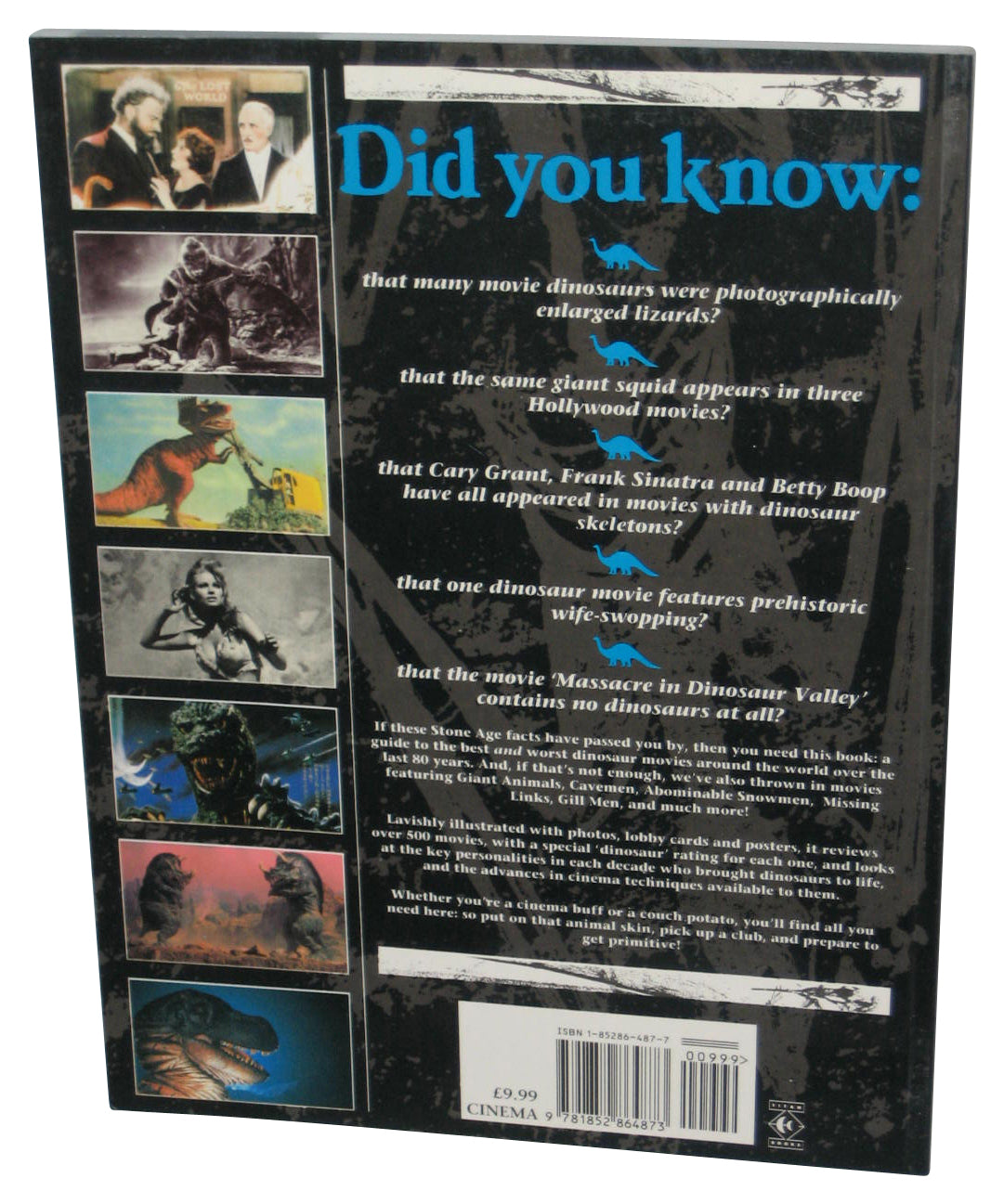 The Illustrated Dinosaur Movie Guide (1995) Paperback Book