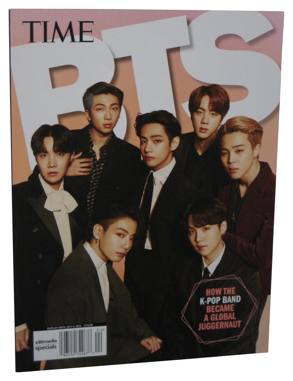 TIME BTS 2022 Magazine Book - (How The K-Pop Band Became A Global Juggernaut?)