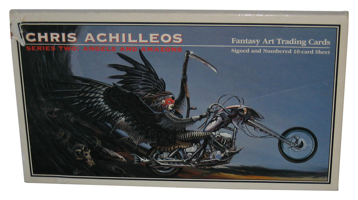 Chris Achilleos Fantasy Art Trading Cards Signed 10-Card Sheet - (Series 2 Angels & Amazons)