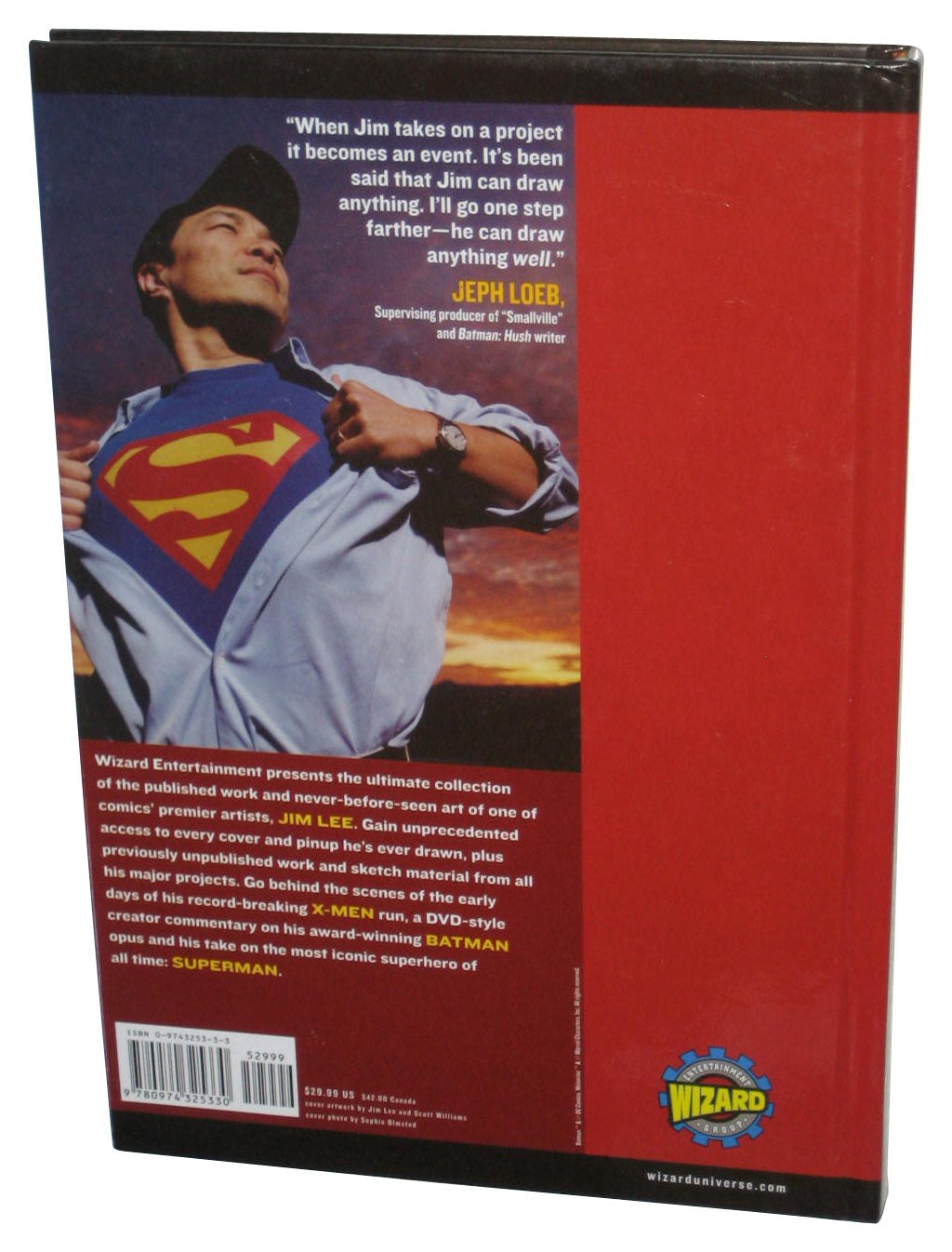 Wizard Comic Art Master Jim Lee Millenium (2004) Special Hardcover Book