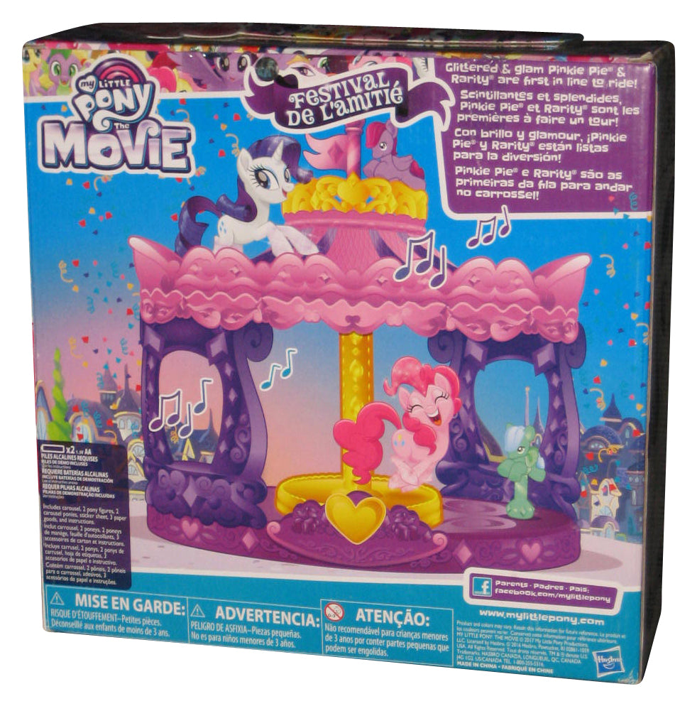 My Little Pony Movie Friendship Festival (2017) Mare-Y-Go-Round Music Playing Toy Set - (Music Not Working)