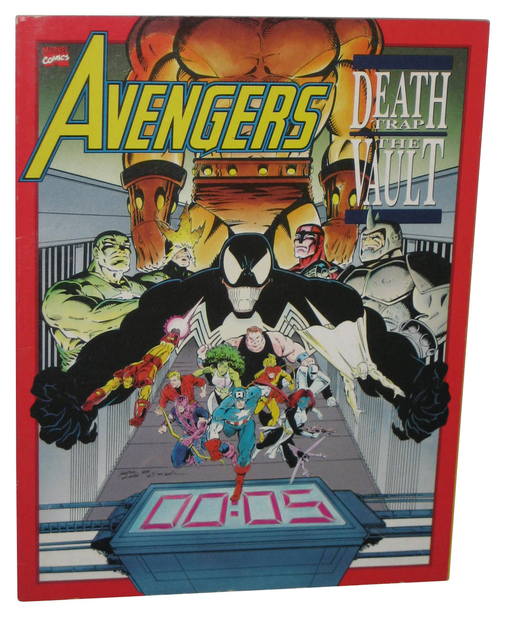 Marvel Comics The Avengers Deathtrap The Vault (1992) Paperback Book